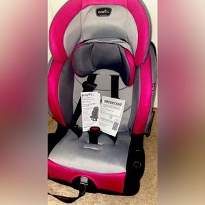 Evenflo Chase Sport Harnessed Booster Car Seat, Jayden 18x18.5x29.5 Inch
